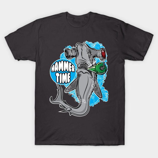 Hammer Time - Hammerhead Shark T-Shirt by eShirtLabs